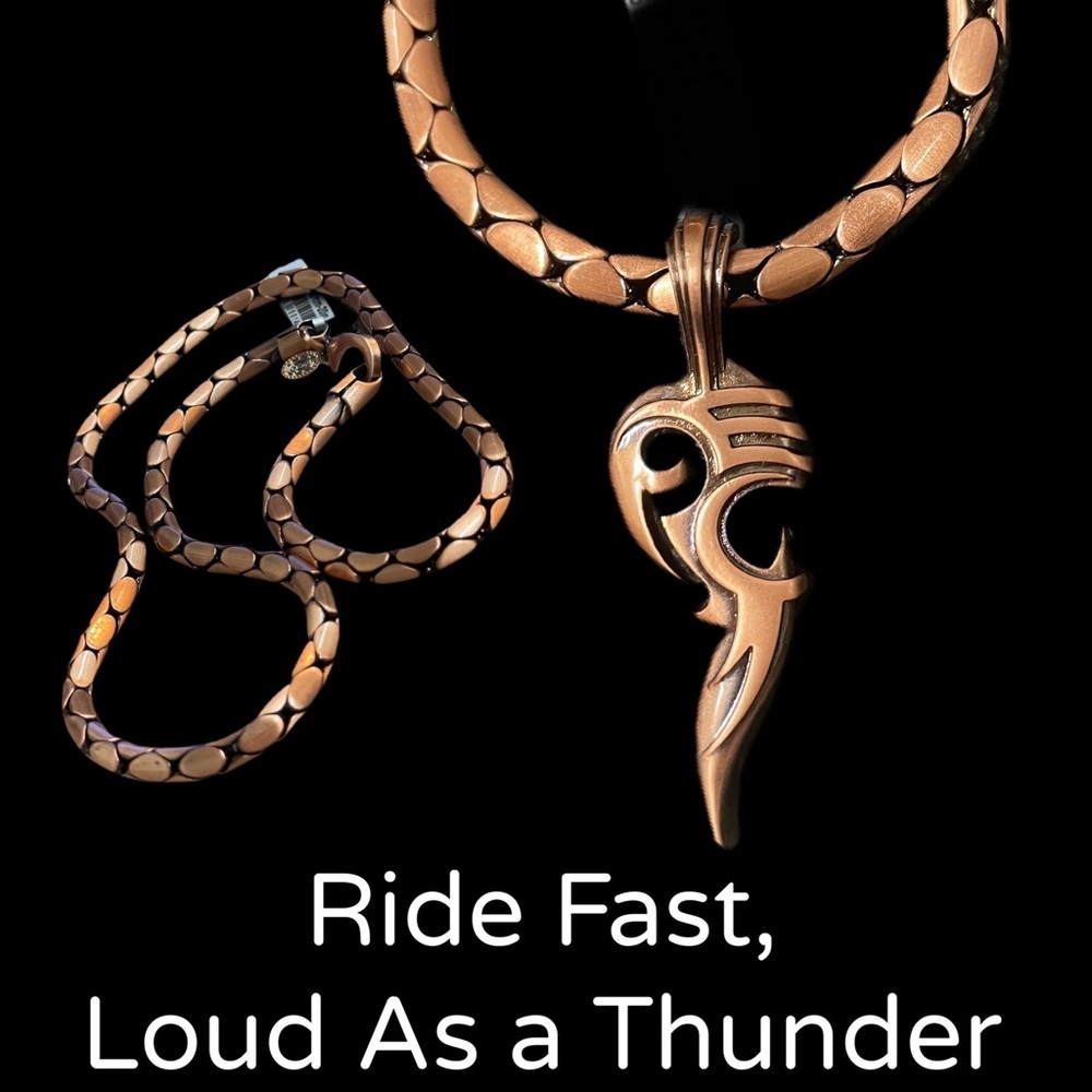 Men’s Jewelry Set - Necklace Pendant Biker Jewelry Set - New with Tags!